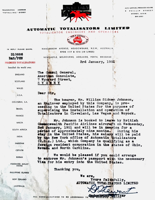 Image of a letter from ATL