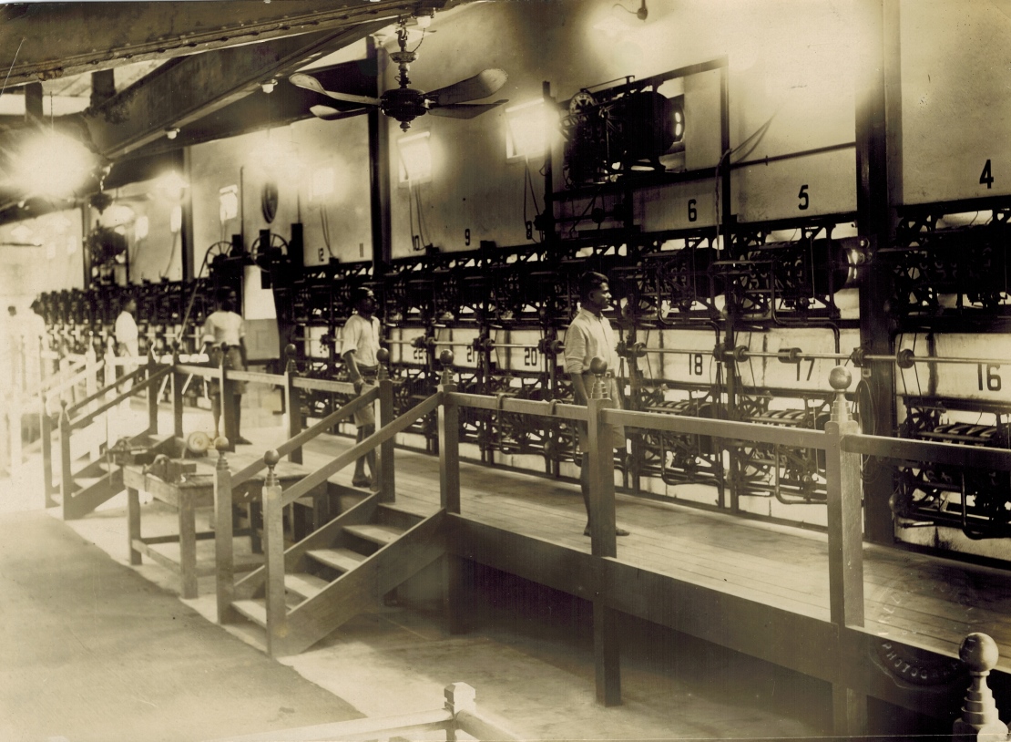 An image of the machine room of the second enclosure of the Bombay Julius Tote