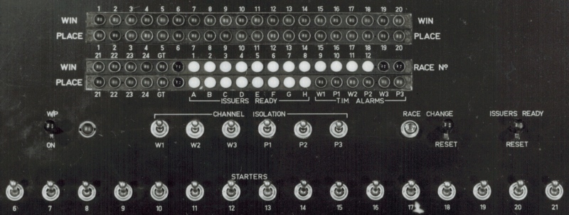 Expanded view of the brand new counter tote control panel section