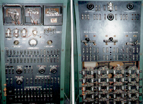 Two racks of anciliary equipment