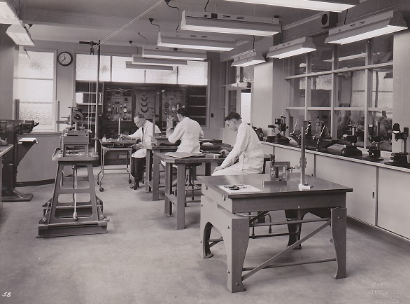 Image of a section of the Metrology Laboratory