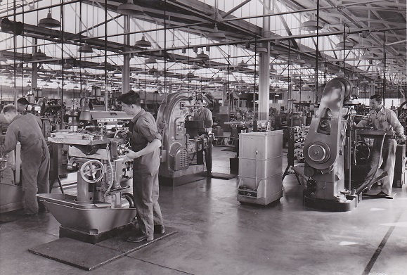 Image of the precision milling department