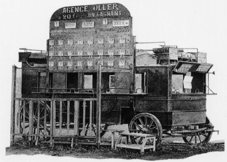 Image of an Oller chuck wagon totalisator