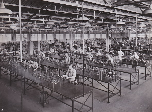Image of part of the assembly section