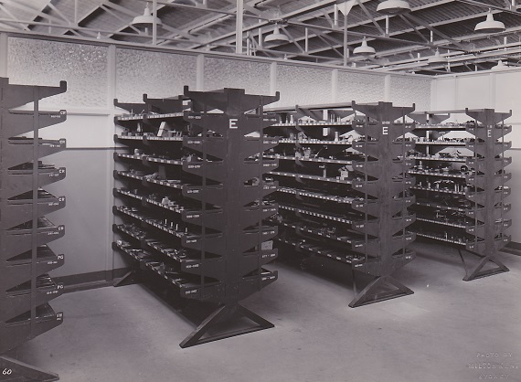 Image of the small tools rack